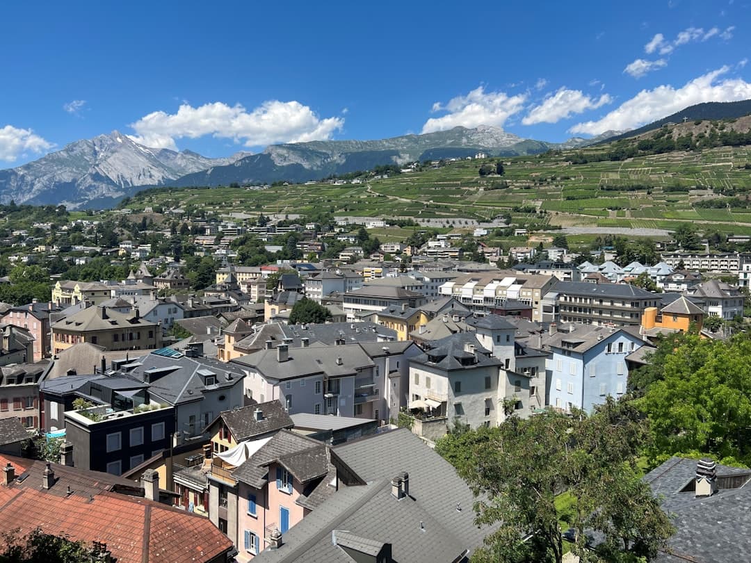View of Oyace, Aosta Valley, Italy – €1 House Program