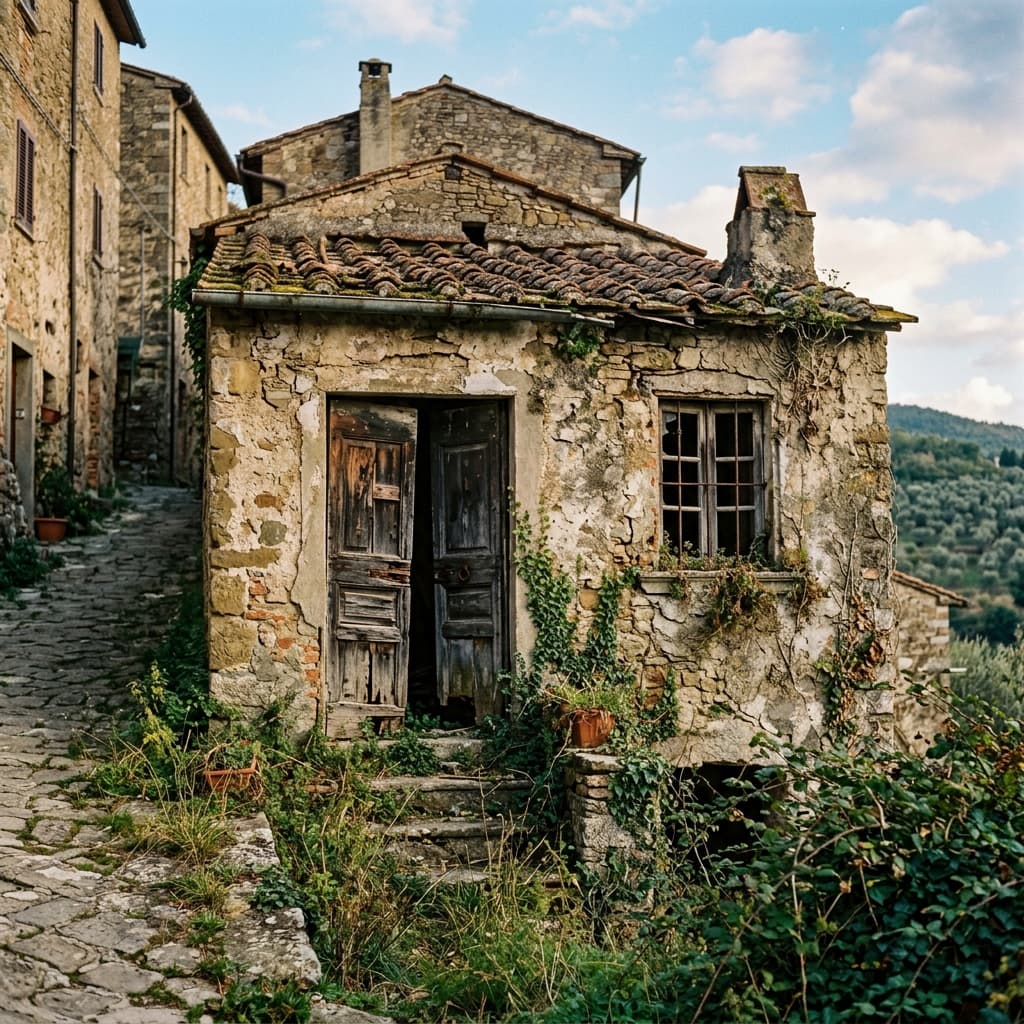 The Tuscan Dream Realized Before Renovation